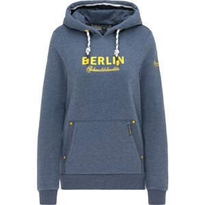 Schmuddelwedda Tréning póló 'Berlin'  kék melír / sárga