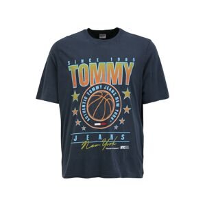 Tommy Jeans Plus Póló  tengerészkék / világoskék / narancs / sárga