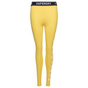 Superdry Sportnadrágok  sárga / fekete / fehér