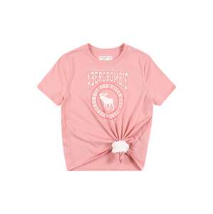 Abercrombie & Fitch Póló  rózsaszín / fehér / rózsaszín