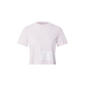 Calvin Klein Jeans Póló  fáradt rózsaszín / fehér