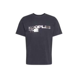The Kooples T-Shirt  fekete / ezüst