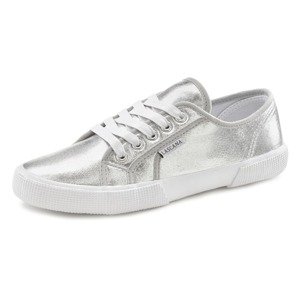 LASCANA Rövid szárú sportcipők  ezüst / fehér