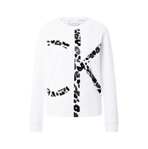 Calvin Klein Tréning póló  fekete / piszkosfehér / szürke
