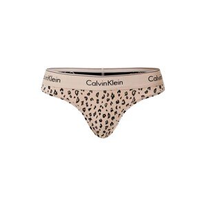 Calvin Klein Underwear String bugyik  testszínű / fekete