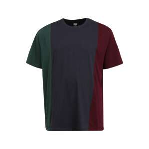 Urban Classics Shirt  sötétzöld / ibolyakék / vérvörös
