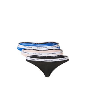 Calvin Klein Underwear String bugyik ' '  kék / rózsaszín / fekete