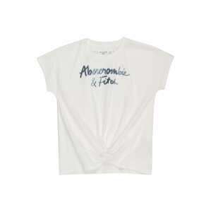Abercrombie & Fitch Póló 'SHINE TWIST'  fehér / kék