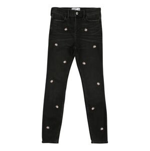 Abercrombie & Fitch Jeans  fekete / rózsaszín / pasztellzöld