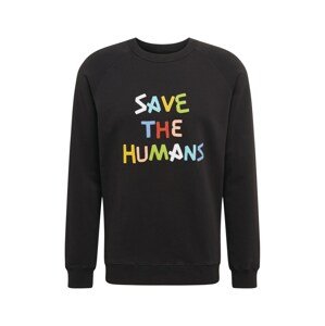 Thinking MU Tréning póló 'Save The Humans'  fekete / vegyes színek