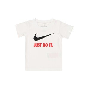 Nike Sportswear Póló 'SWOOSH'  piros / fekete / fehér