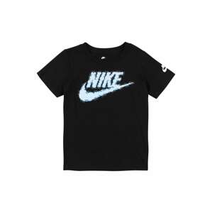 Nike Sportswear Póló 'FUTURA'  fekete / világoskék / fehér