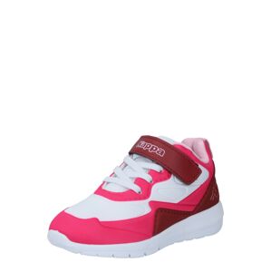 KAPPA Sportcipő 'DURBAN'  neon-rózsaszín / fehér / bordó
