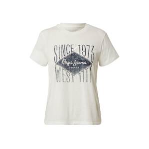 Pepe Jeans T-Shirt 'ALEX'  piszkosfehér / sötétkék