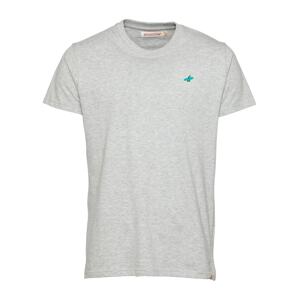 Revolution T-Shirt  szürke melír / türkiz / benzin / bézs