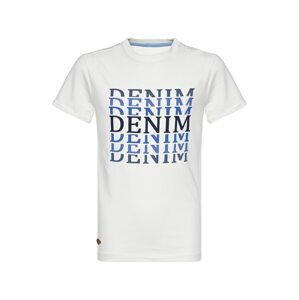 BLUE EFFECT Póló 'Denim'  fehér / királykék / tengerészkék / sötétkék