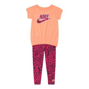 Nike Sportswear Set  sárgabarack / sötét-rózsaszín / fekete