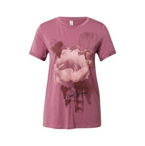 Soyaconcept Shirt 'MARICA'  fáradt rózsaszín / borvörös / fekete / rózsaszín