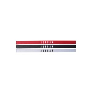 NIKE Accessoires Sportstirnband  'Jordan'  piros / fekete / fehér