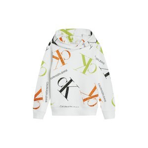 Calvin Klein Jeans Tréning póló  fehér / citromzöld / narancs / fekete