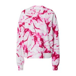 Calvin Klein Jeans Tréning póló  fehér / kárminvörös / rózsaszín