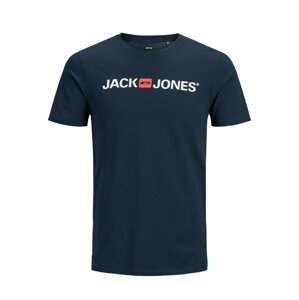 Jack & Jones Plus Póló  tengerészkék / dinnye / fehér
