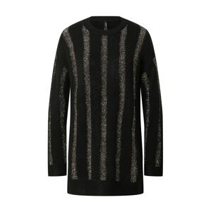 DeFacto Oversize pulóver  fekete / arany