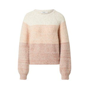 NA-KD Pulóver 'Fluffy Multi Color Knitted Sweater'  rózsaszín