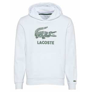 LACOSTE Tréning póló  fehér / tűzpiros / sötétzöld