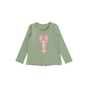 ESPRIT KIDS Póló  khaki / rózsaszín