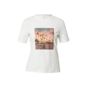 Maison 123 T-Shirt 'IMAGE'  ekrü / narancsvörös / galambkék / fekete / arany