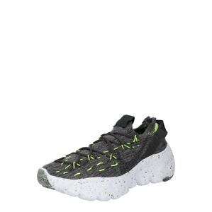 Nike Sportswear Rövid szárú edzőcipők 'Space Hippie 04'  fekete melír / szürke melír / neonsárga