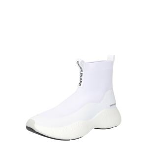 Calvin Klein Jeans Magas szárú edzőcipők  fehér / fekete