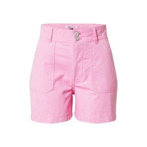 Tommy Jeans Nadrág 'Harper'  világos-rózsaszín / tengerészkék / fehér / tűzpiros