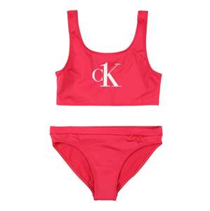 Calvin Klein Swimwear Bikini  rózsaszín / fehér