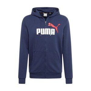 PUMA Sport szabadidős dzsekik  sötétkék / fehér / világospiros