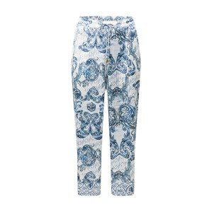River Island Plus Pizsama nadrágok  kék / fehér / füstkék
