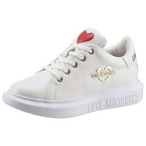 Love Moschino Sneaker  fehér / arany / piros / fekete