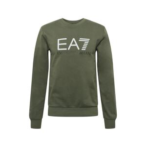 EA7 Emporio Armani Tréning póló 'FELPA'  khaki / fehér / fekete