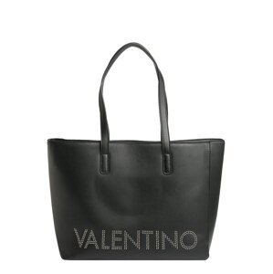 Valentino Bags Shopper táska 'Portia'  fekete / ezüst