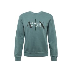 ARMANI EXCHANGE Tréning póló  galambkék / fekete / fehér
