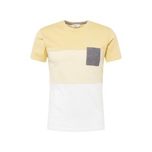 !Solid Póló  sárga / világos sárga / szürke / fehér