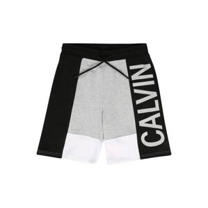 Calvin Klein Jeans Nadrág  fekete / szürke / fehér
