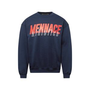 Mennace Tréning póló  tengerészkék / neonnarancs / fehér