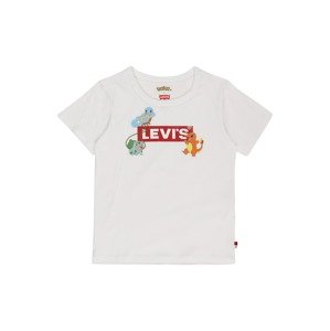 LEVI'S Póló 'Pokemon'  fehér / piros / vegyes színek