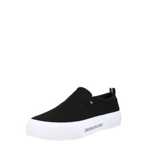 Calvin Klein Jeans Belebújós cipők  fekete / fehér