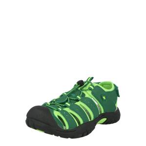LICO Nyitott cipők 'Nimbo'  citromzöld / zöld