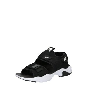 Nike Sportswear Túraszandálok 'Canyon'  fekete / fehér