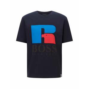 BOSS Casual Póló 'Russell Athletic'  sötétkék / kék / piros / fekete