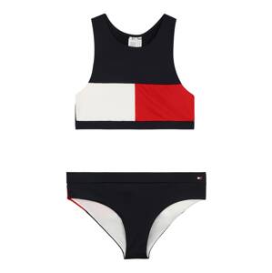 TOMMY HILFIGER Bikini  sötétkék / fehér / piros